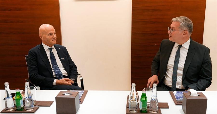 بدوي يبحث مع الرئيس التنفيذي لإيني زيادة إنتاج حقل ظهر